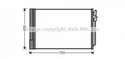 AVA QUALITY COOLING bwa5370d -  Конденсатор, кондиционер